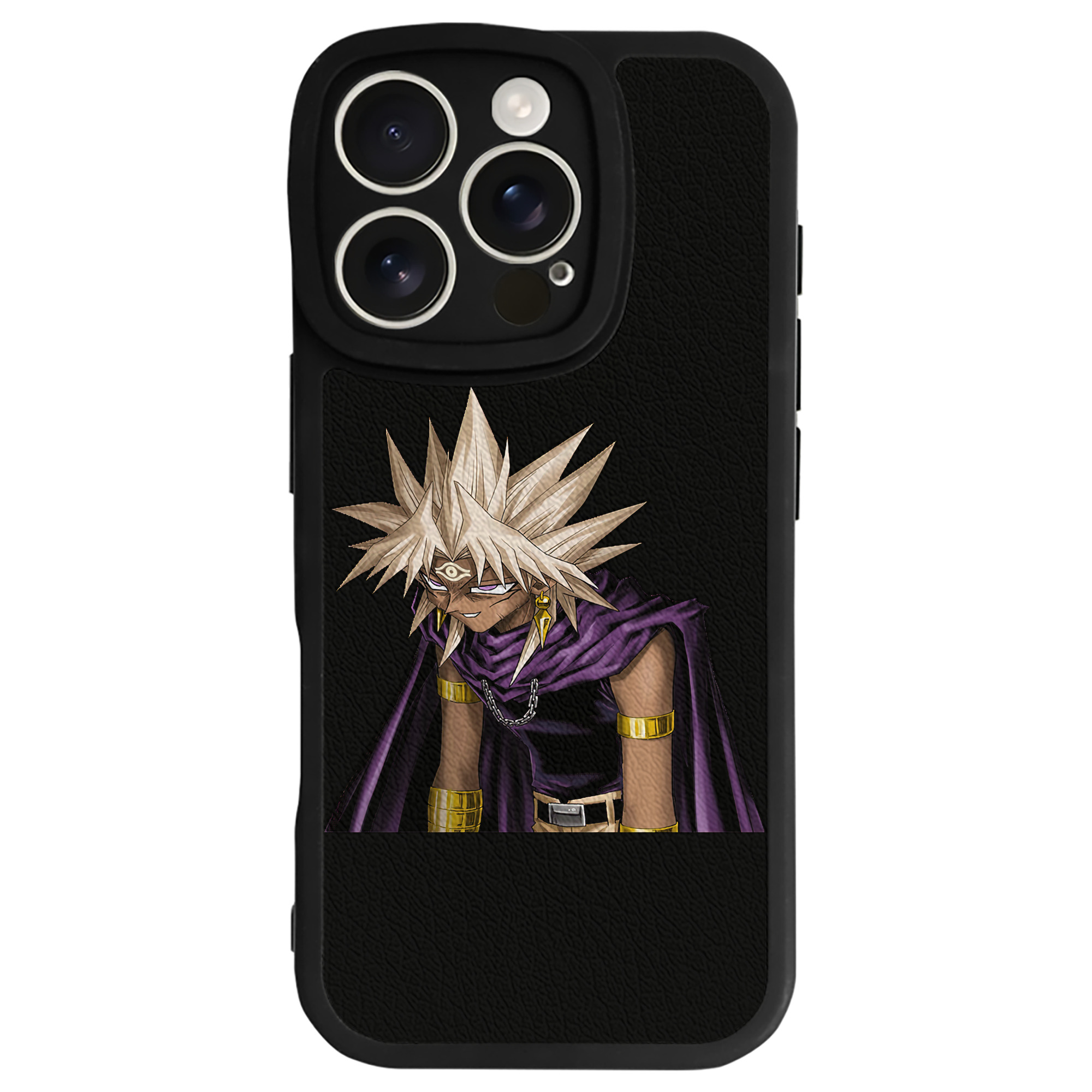 遊☆戯☆王 Yu-Gi-Oh! 【iPhone 16シリーズ対応】シリコンスマホケース（レザー調） 材質：シリコン